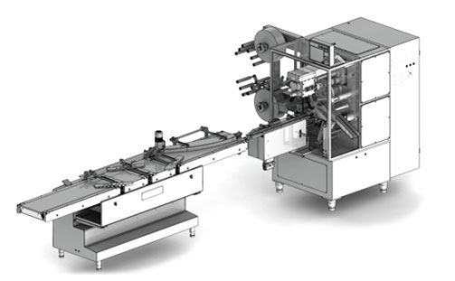 Kulaklı Sarım (Vienna) Çikolata Paketleme Makinası